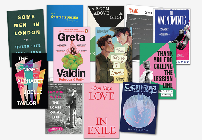 Twelve books to celebrate LGBTQ+ History Month, exploring the past, present and future LGBT books montage
