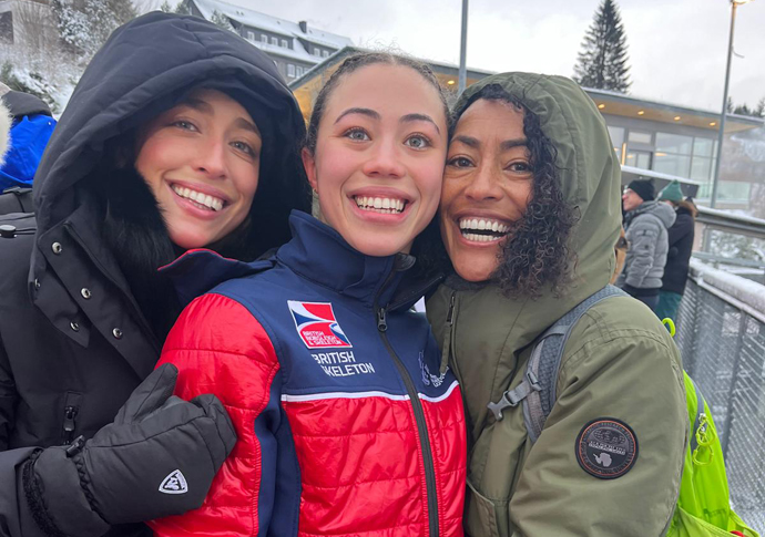 Winter Olympics ace Tabby set to go for gold! Paloma and Tabby and Alison
